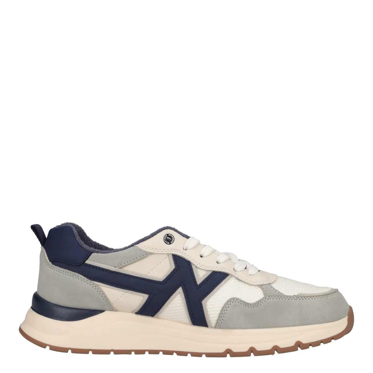 Sneakers Uomo Bianche, Grigie e Blu - Image 2