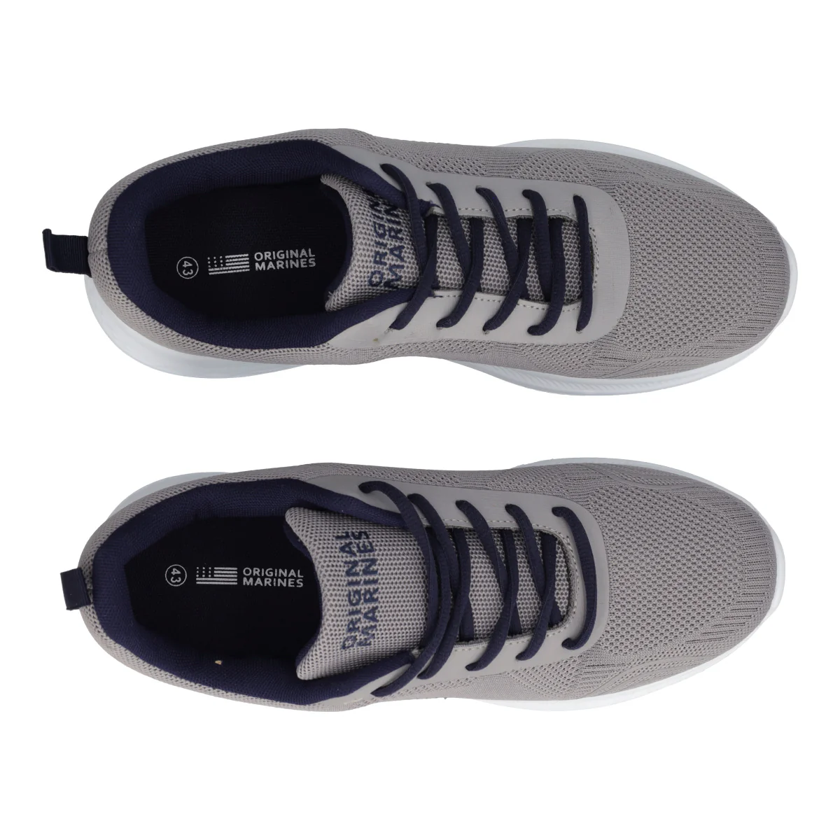 Sneakers Uomo Grigie e Blu - Image 5
