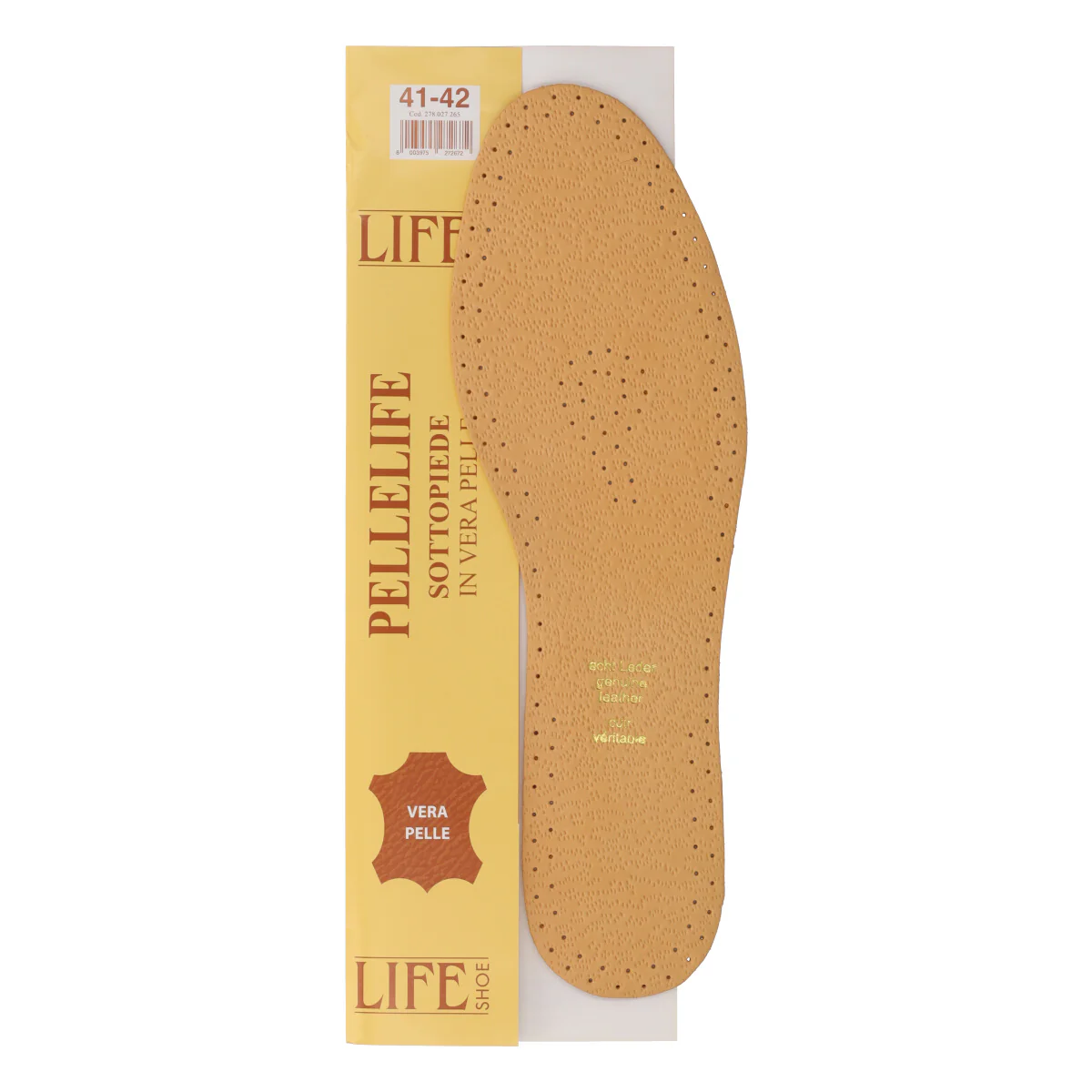 SOLETTE PELLE UOMO