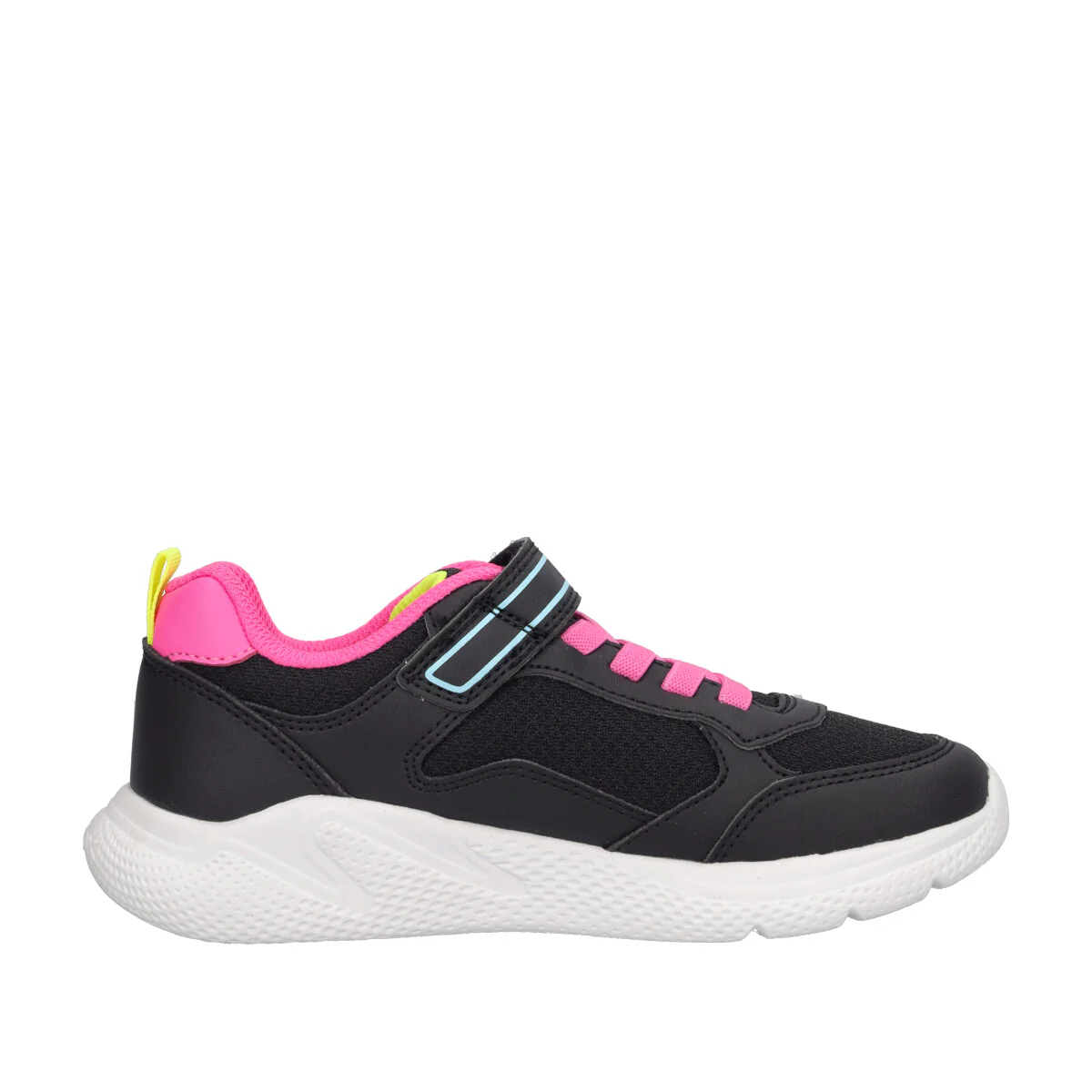 SPRINTYE Sneakers Bambina Nere e Fuxia - Image 2