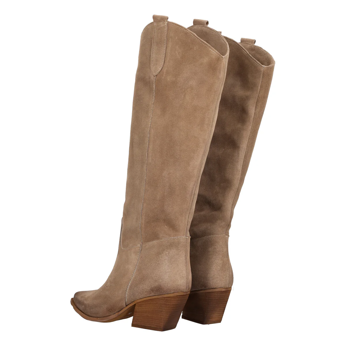 Stivale Taupe Texano in Pelle - Image 4