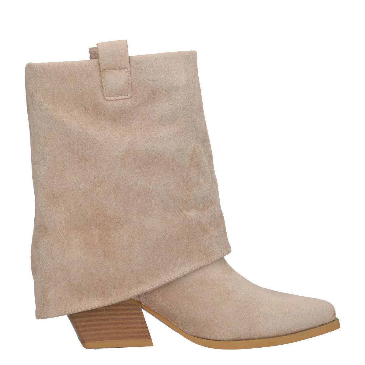 Stivaletti Donna Beige Texani - Image 2