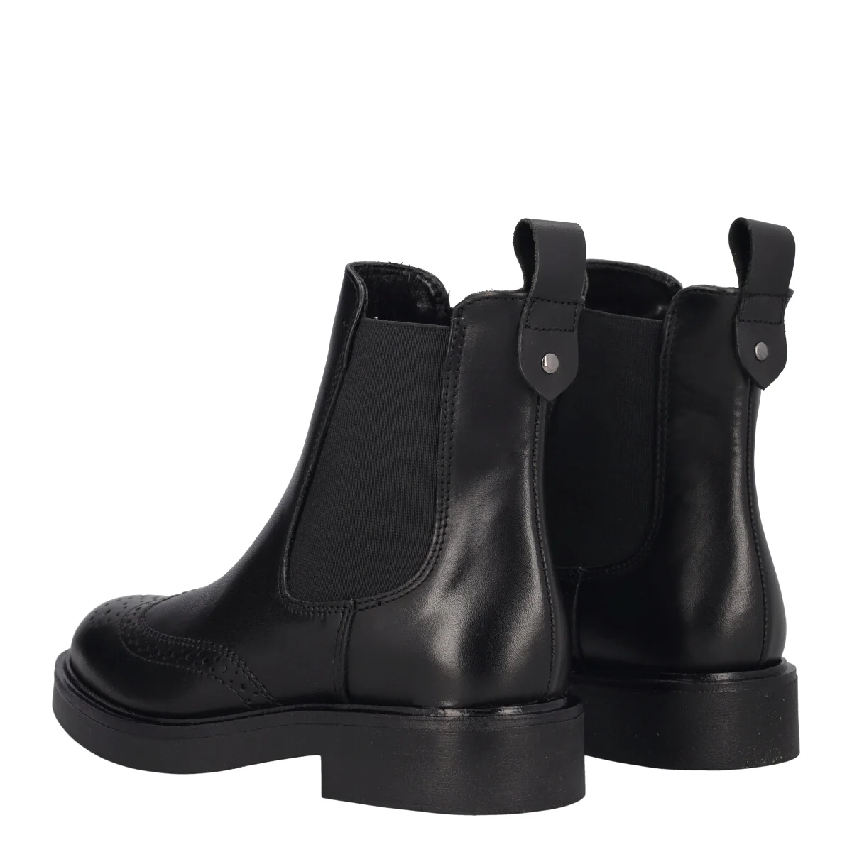 Stivaletti Donna Nere in Pelle - Image 4
