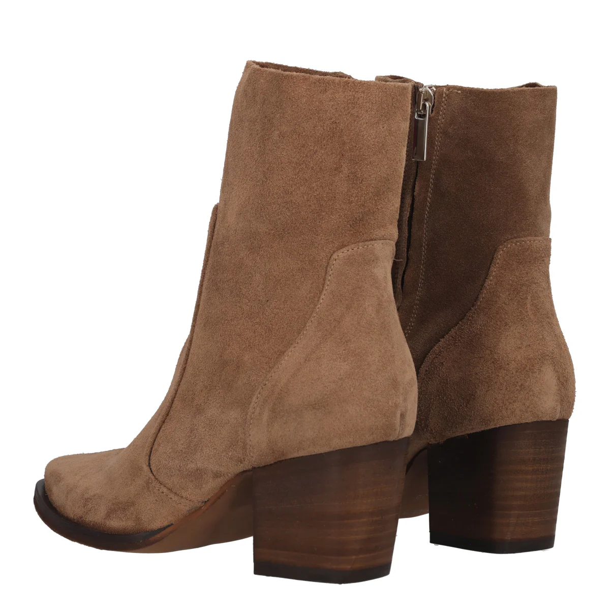 Stivaletti Donna Taupe in Pelle - Image 4