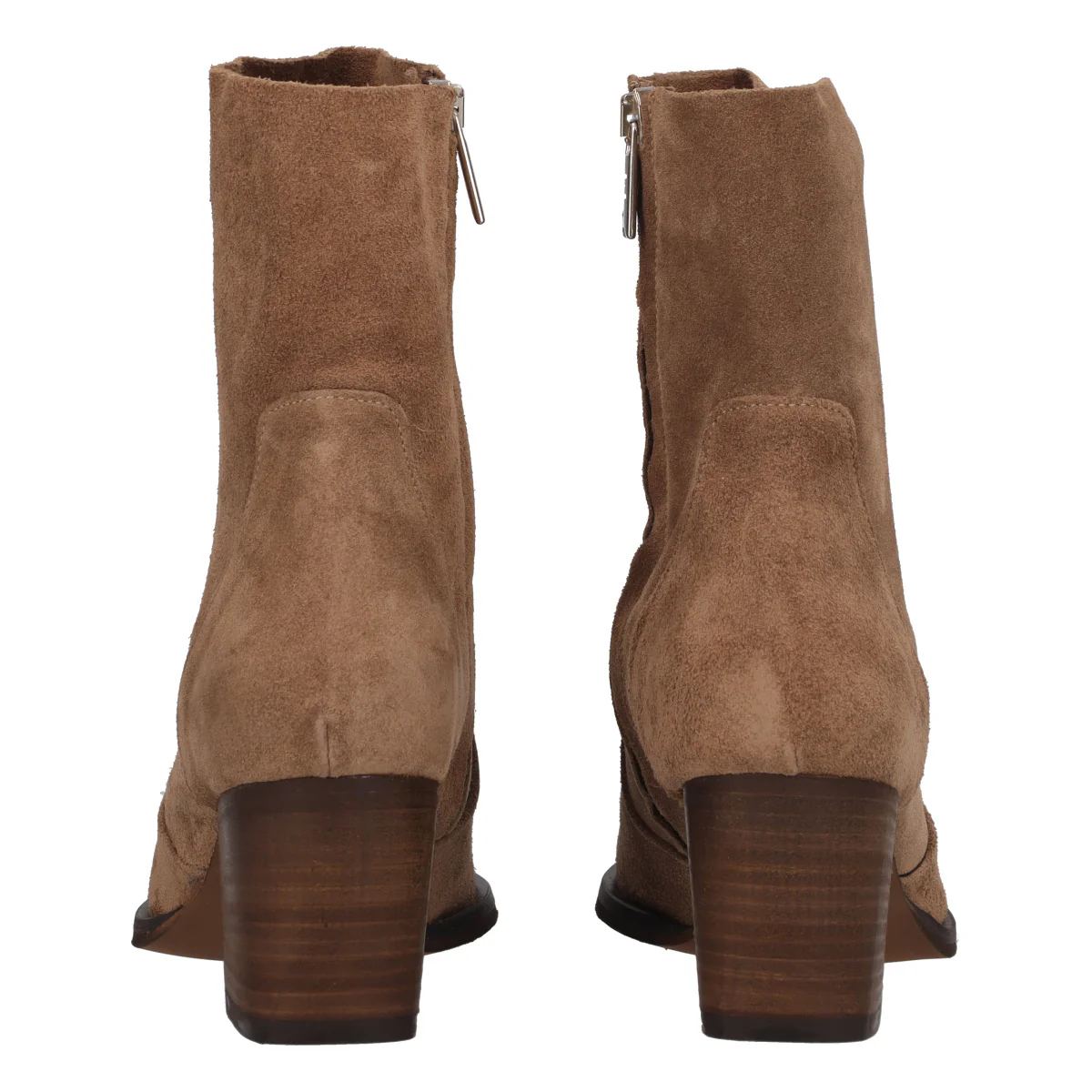 Stivaletti Donna Taupe in Pelle - Image 5
