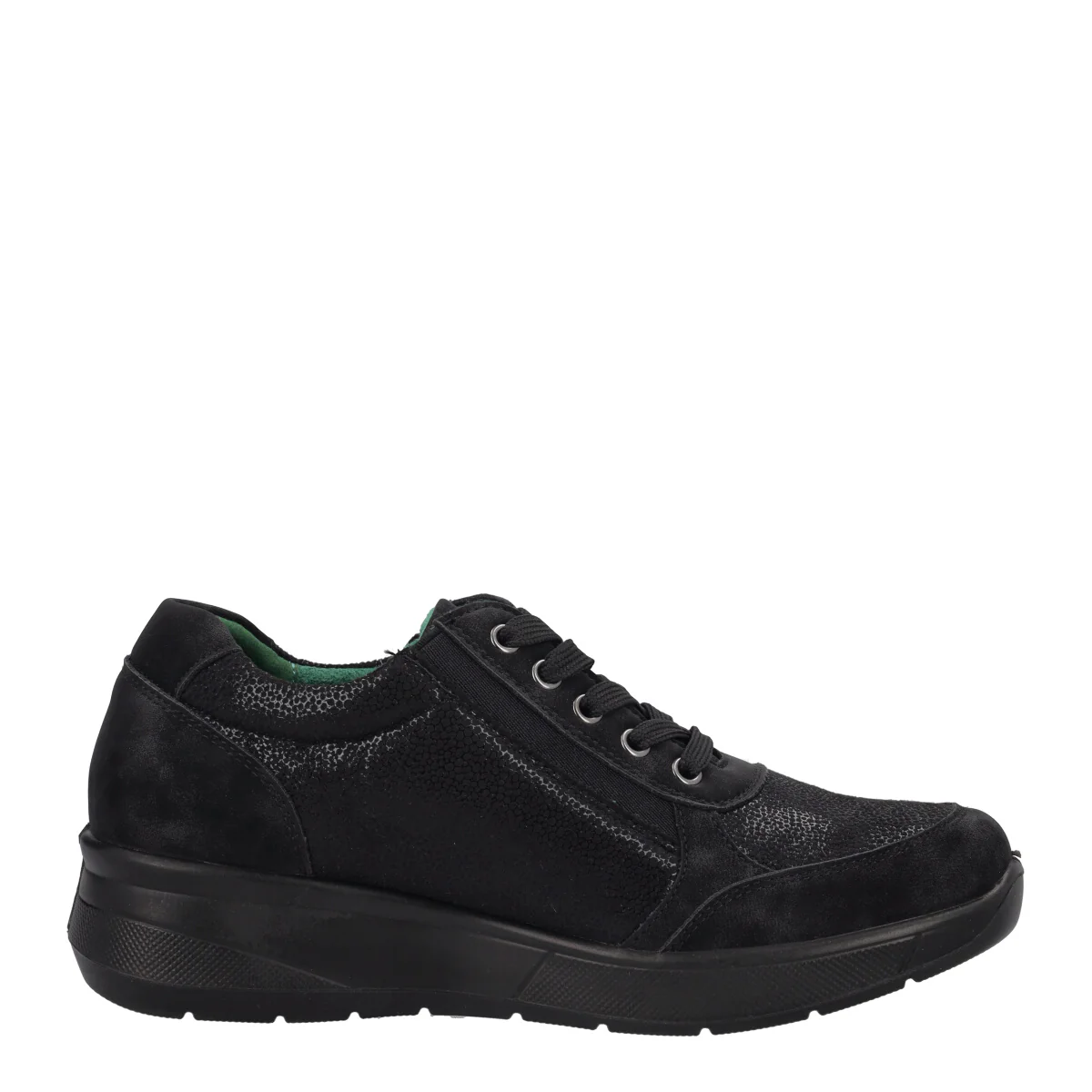 Stringate Comfort Donna Nere - Image 2