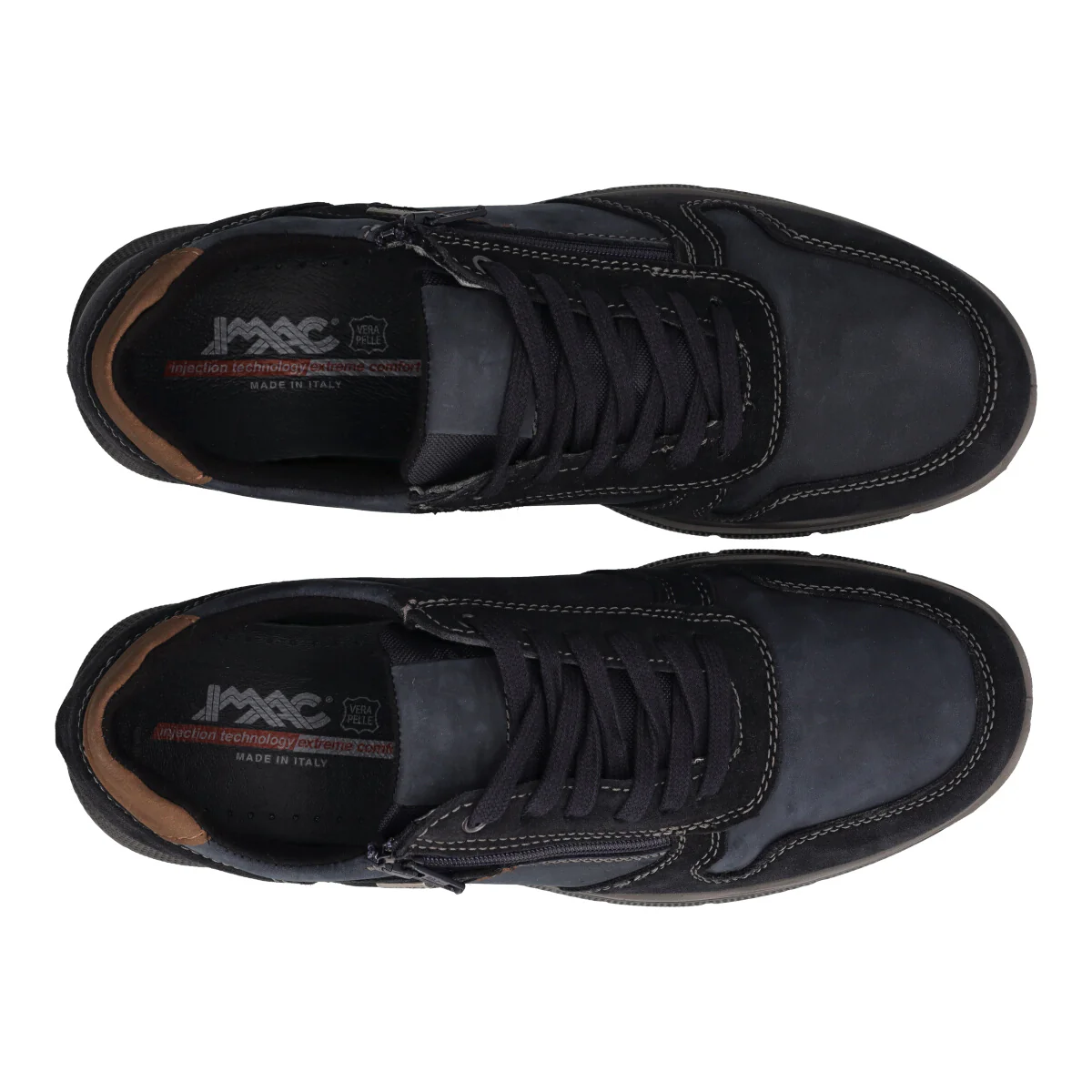 Stringate Comfort Uomo Blu - Image 5