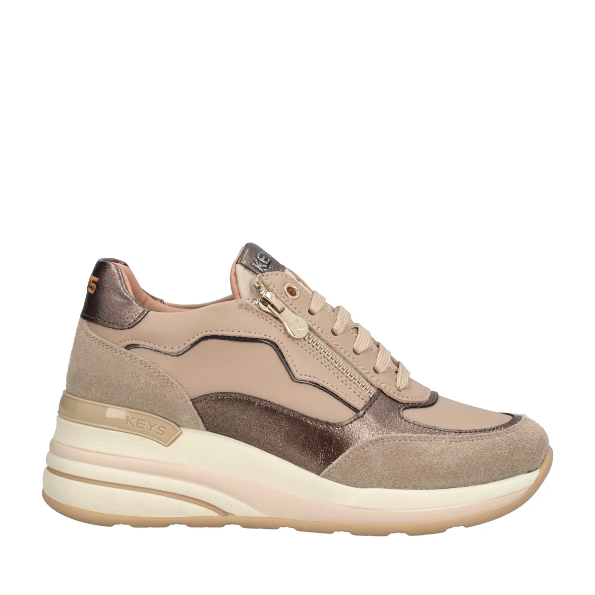 Stringate Donna Beige