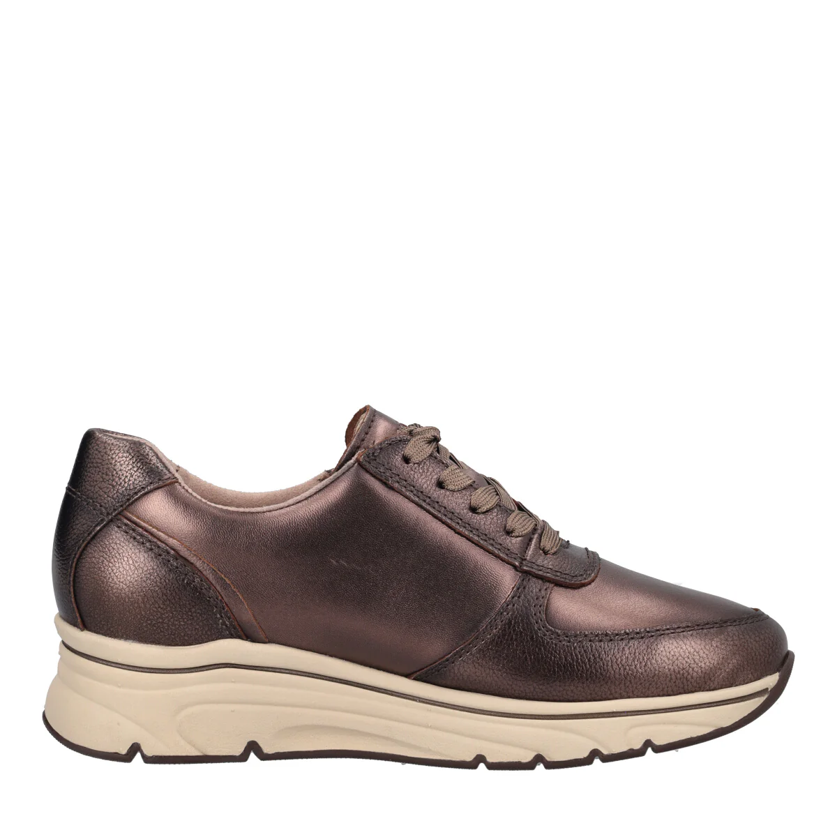 Stringate Donna Bronzo Metallizzato - Image 2