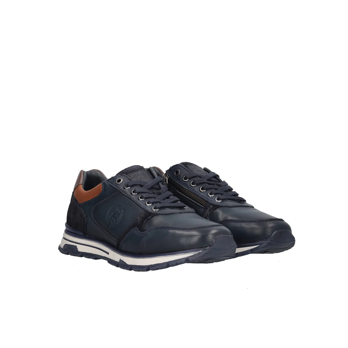 Stringate Uomo Blu in Pelle - Image 3