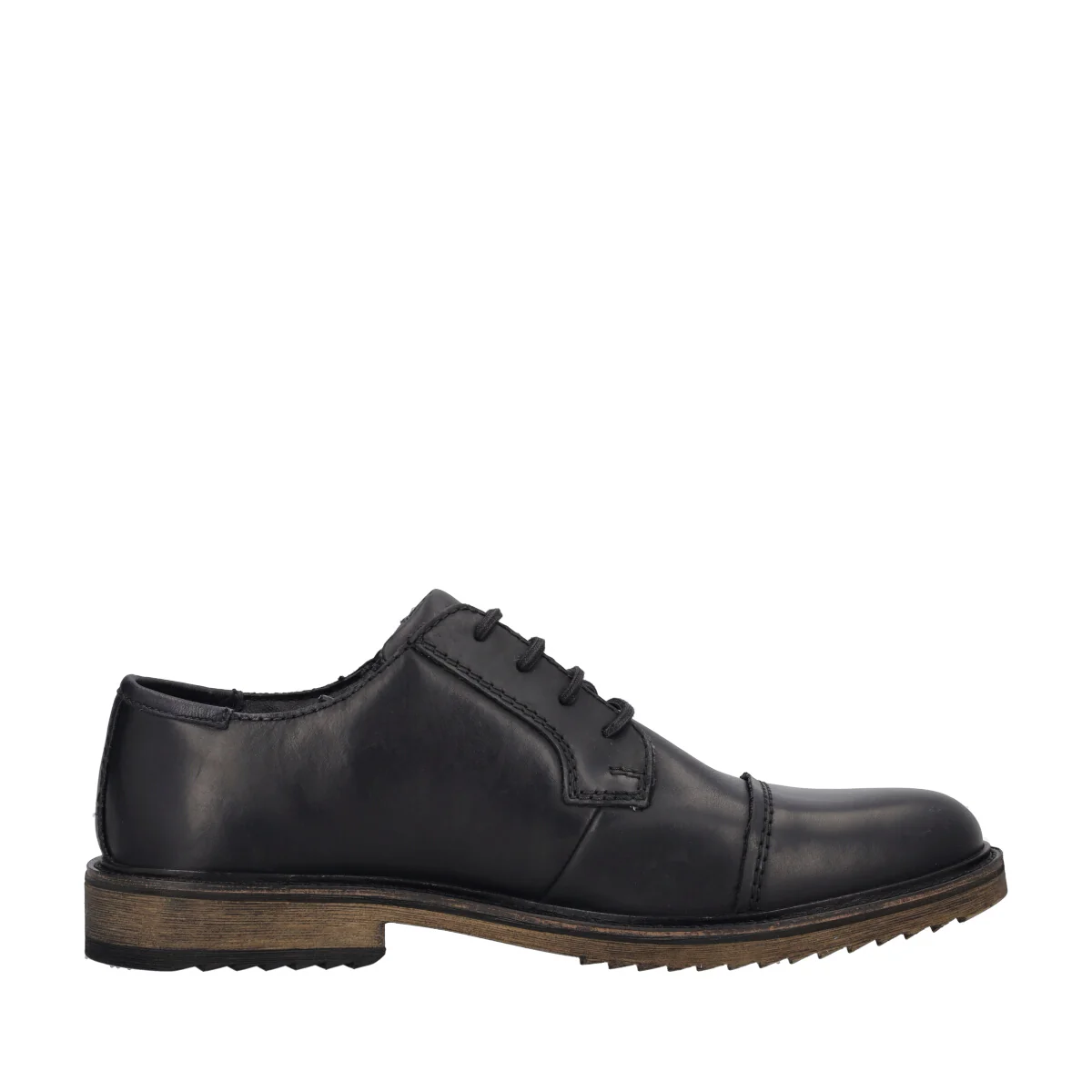 Stringate Uomo Nere in Pelle - Image 2