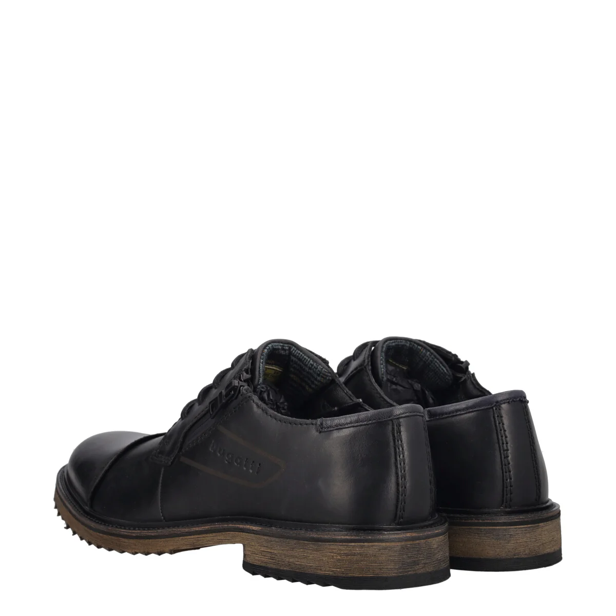 Stringate Uomo Nere in Pelle - Image 4