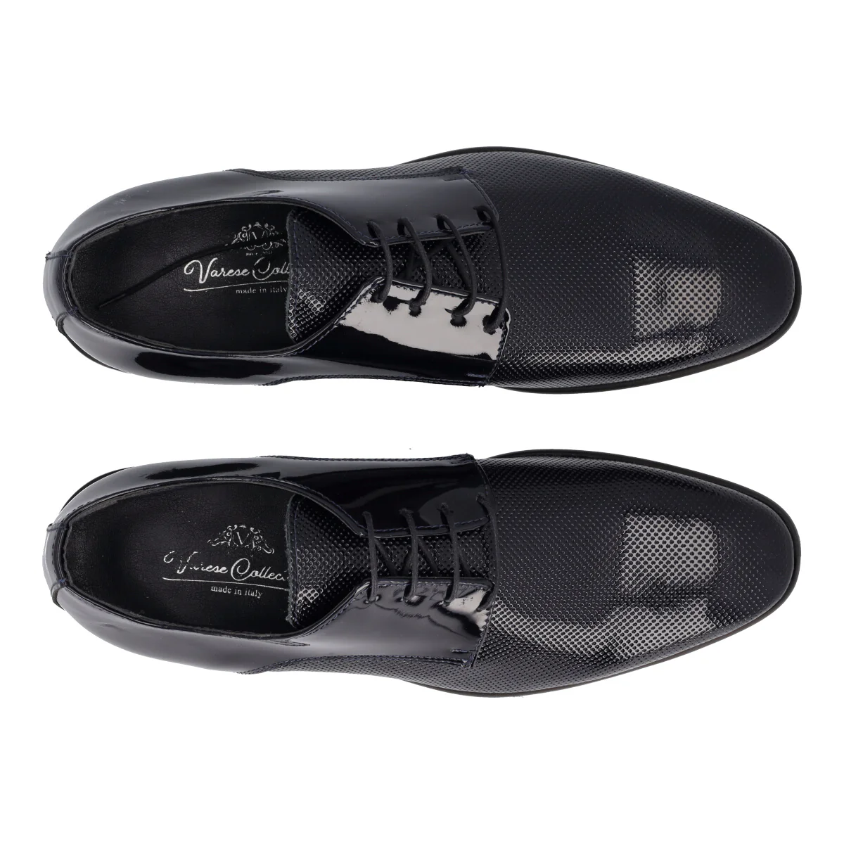 Stringate Uomo Vernice Blu - Image 5