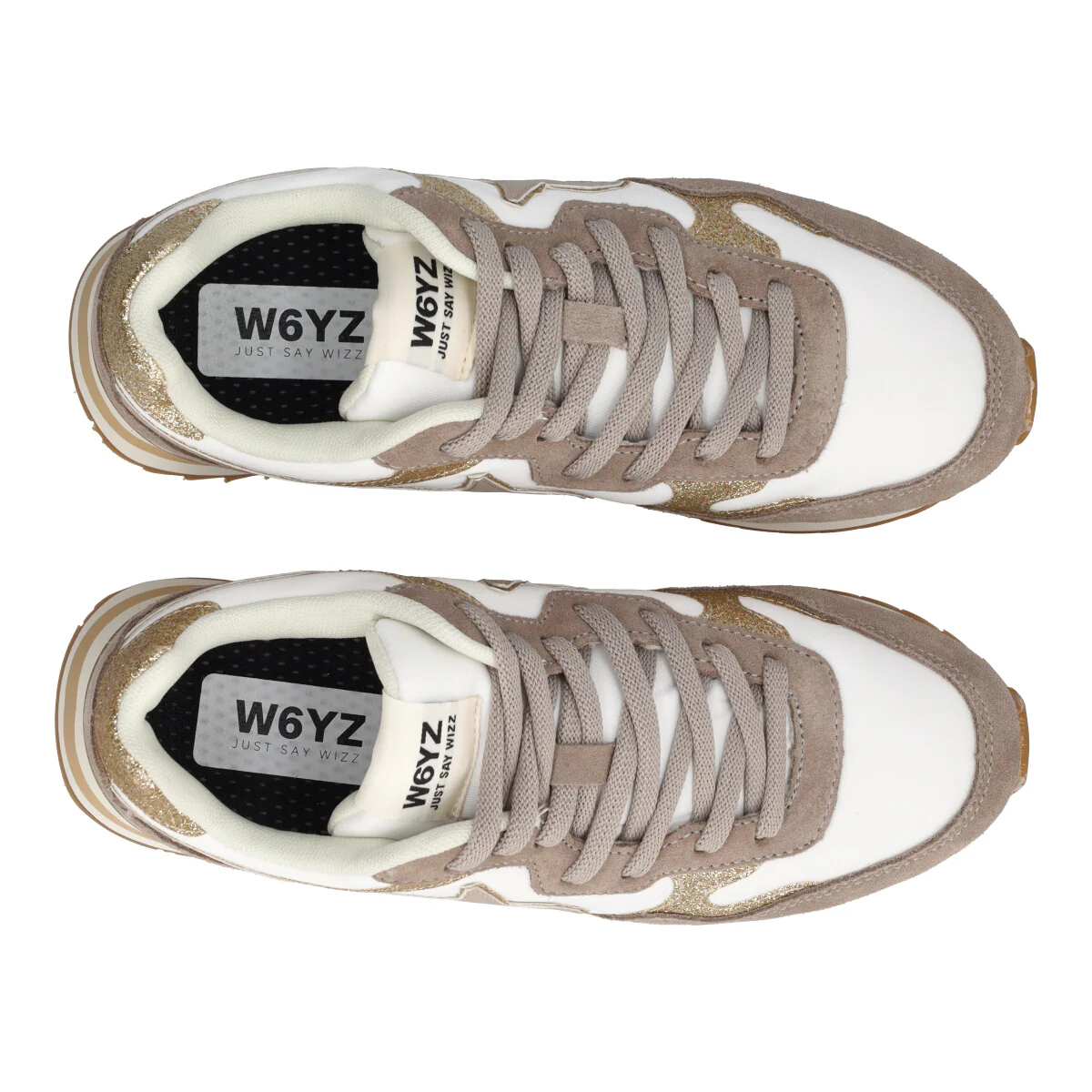 TALLY Sneakers Junior Bianche e Beige - Image 5