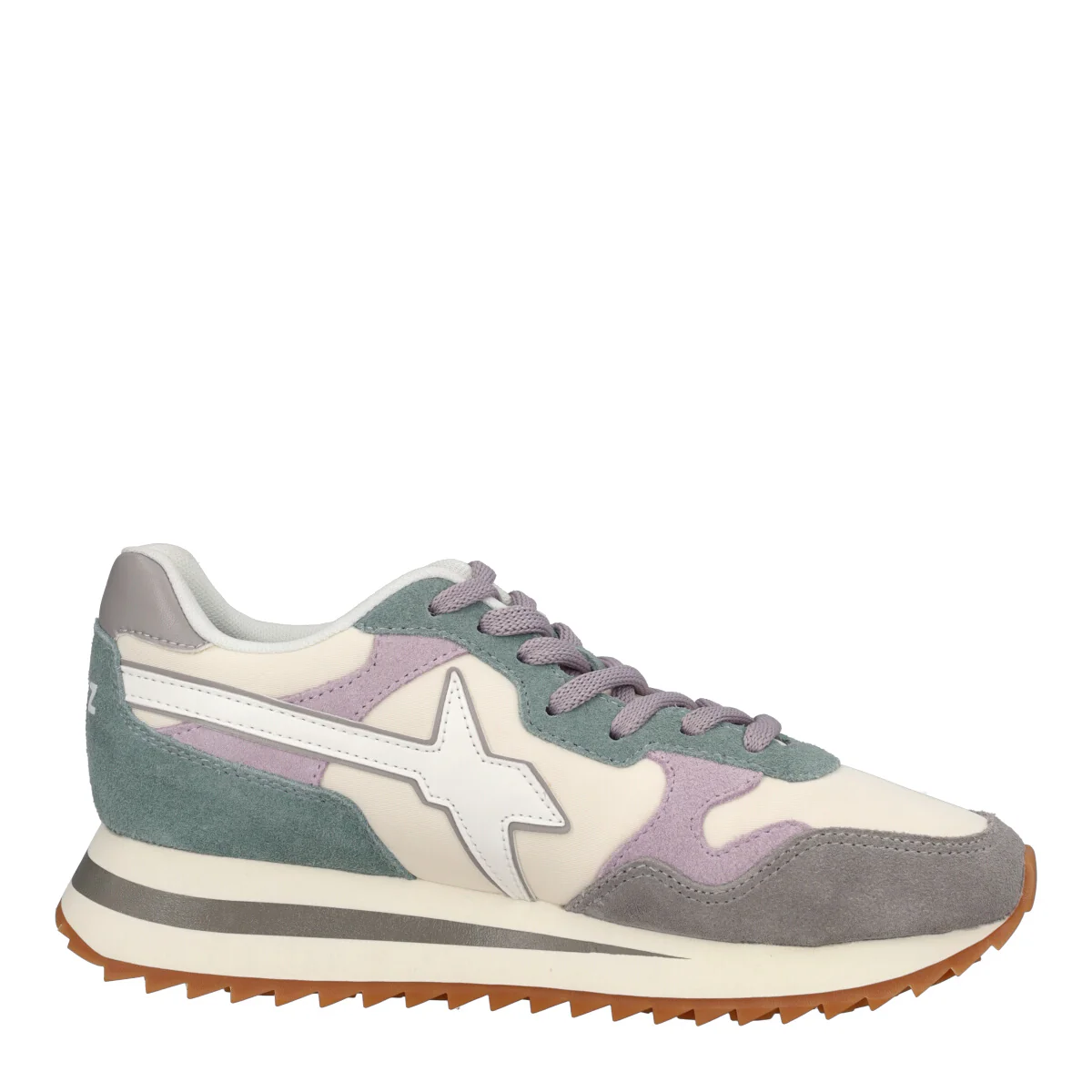TALLY Sneakers OffWhite, Grigie e Verdi - Image 2