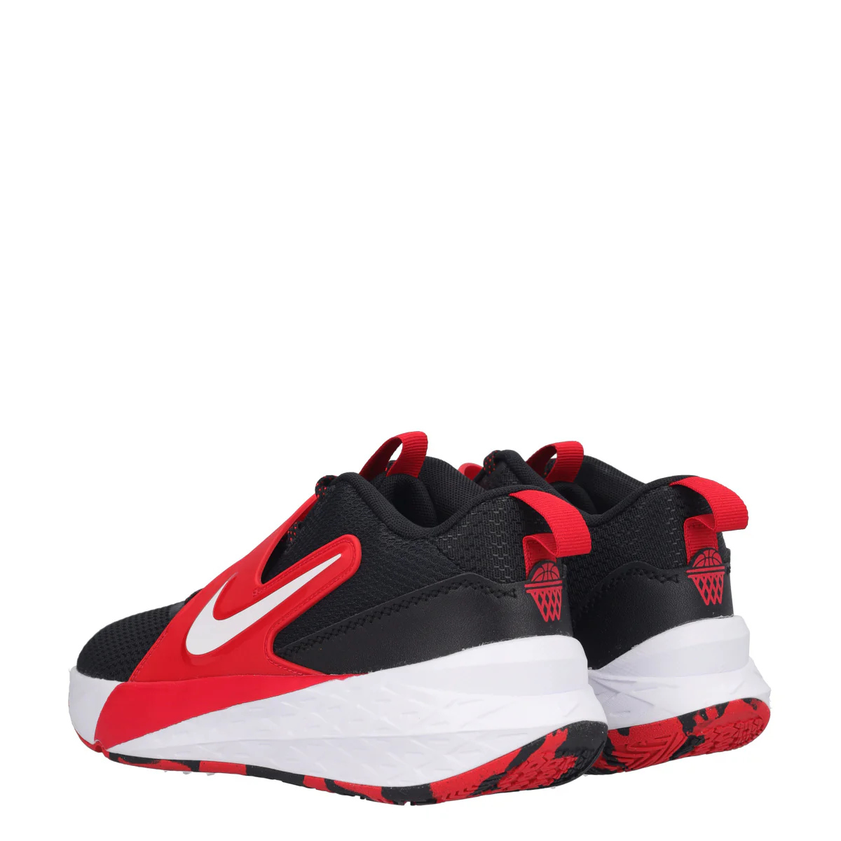 TEAM HUSTLE D 12 GS Running Junior Nere e Rosse - Image 4