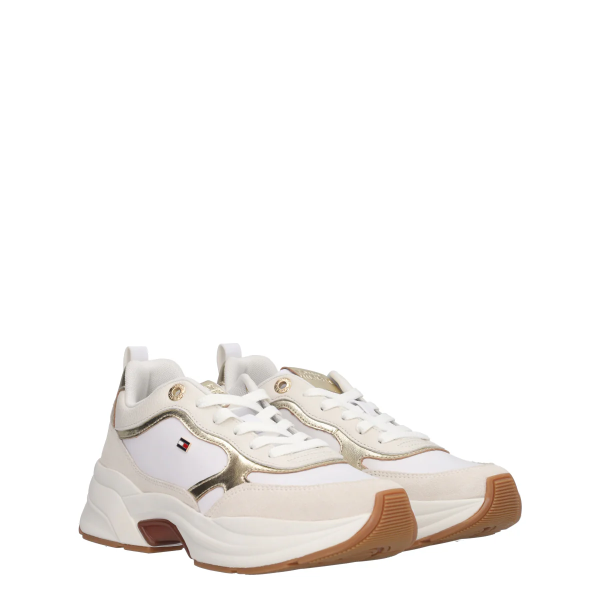 TH CHUNKY RUNNER METALLIC Sneakers Donna Bianche - Image 3