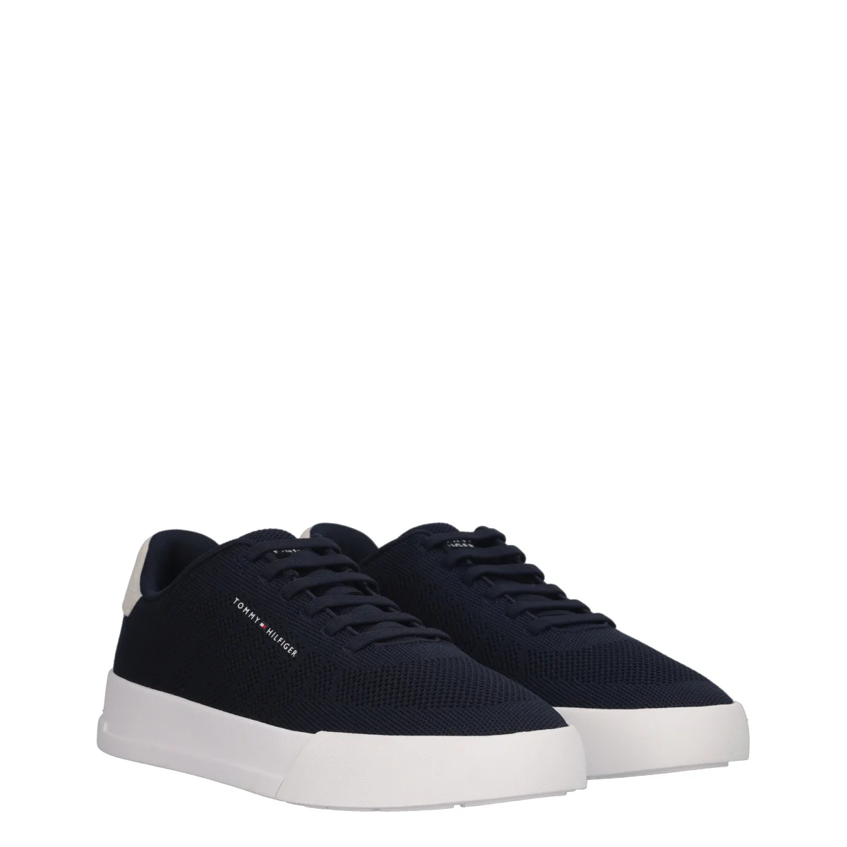 TH COURT KNIT Sneakers Uomo Blu - Image 3