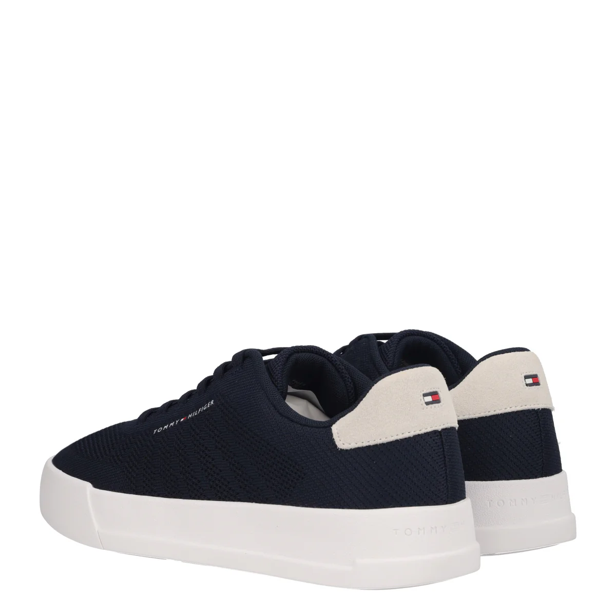 TH COURT KNIT Sneakers Uomo Blu - Image 4