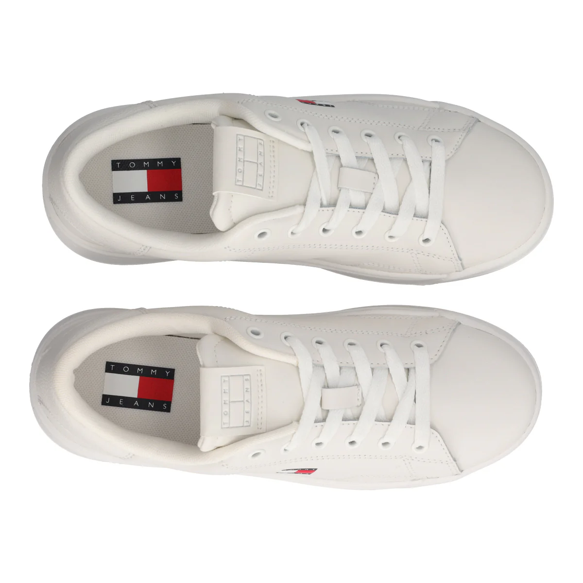 TJW SCRIPT CUPSOLE FLATFORM Sneakers Donna Ecru - Image 5