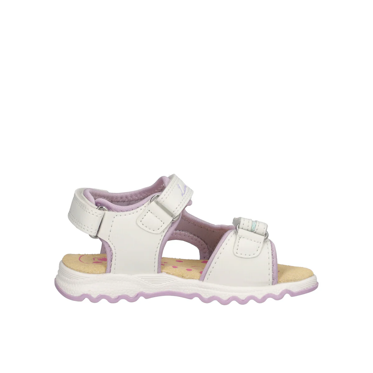 TOBY Sandali Bambina Bianchi e Lilla - Image 2