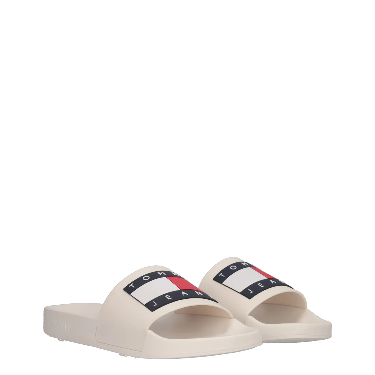TOMMY JEANS POOL SLIDE ESS Ciabatte Mare Uomo Bianche - Image 3