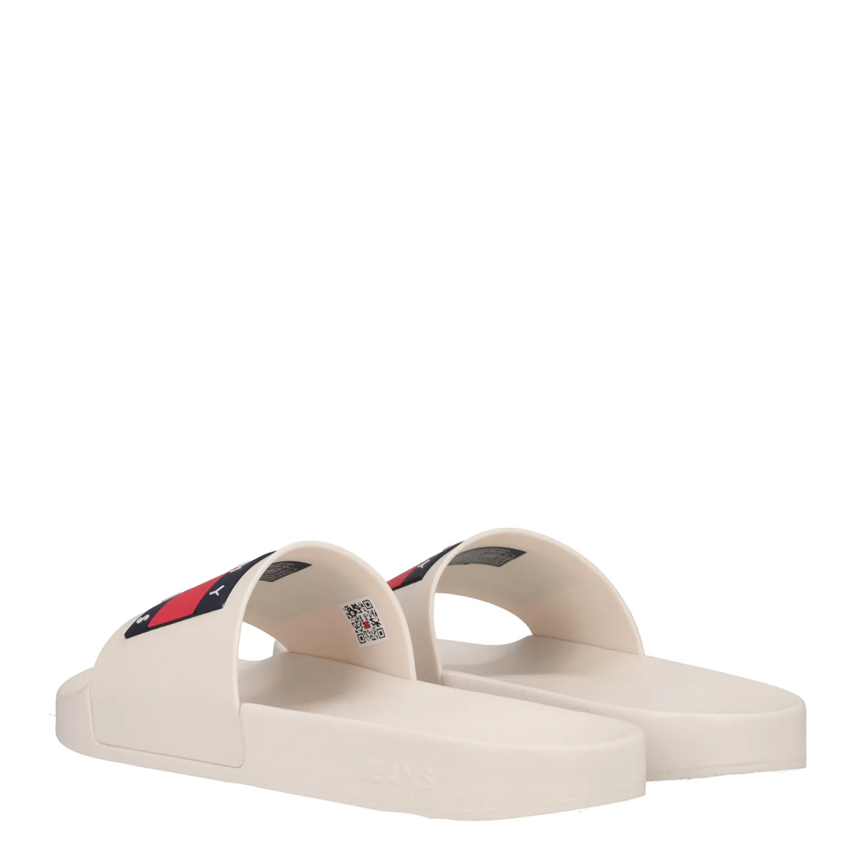 TOMMY JEANS POOL SLIDE ESS Ciabatte Mare Uomo Bianche - Image 4