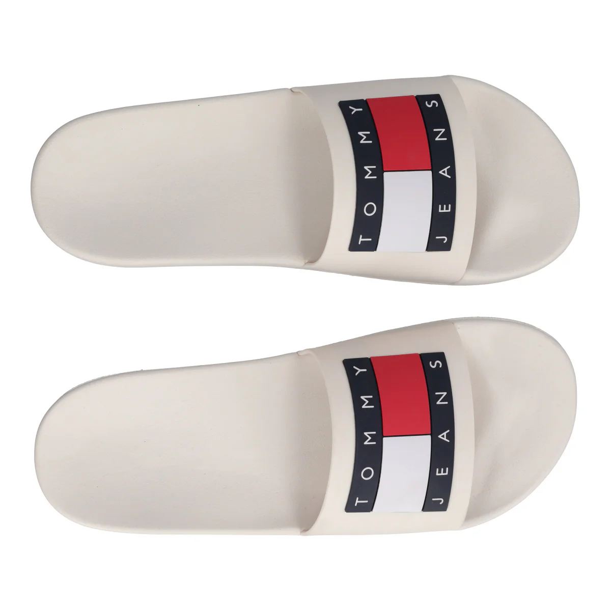 TOMMY JEANS POOL SLIDE ESS Ciabatte Mare Uomo Bianche - Image 5