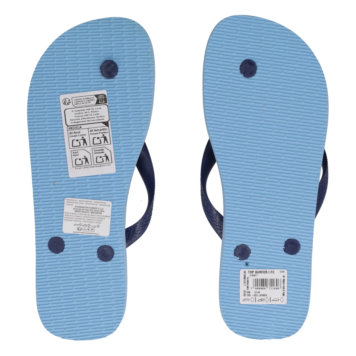 TOP SURFER I Infradito Uomo Blu - Image 4