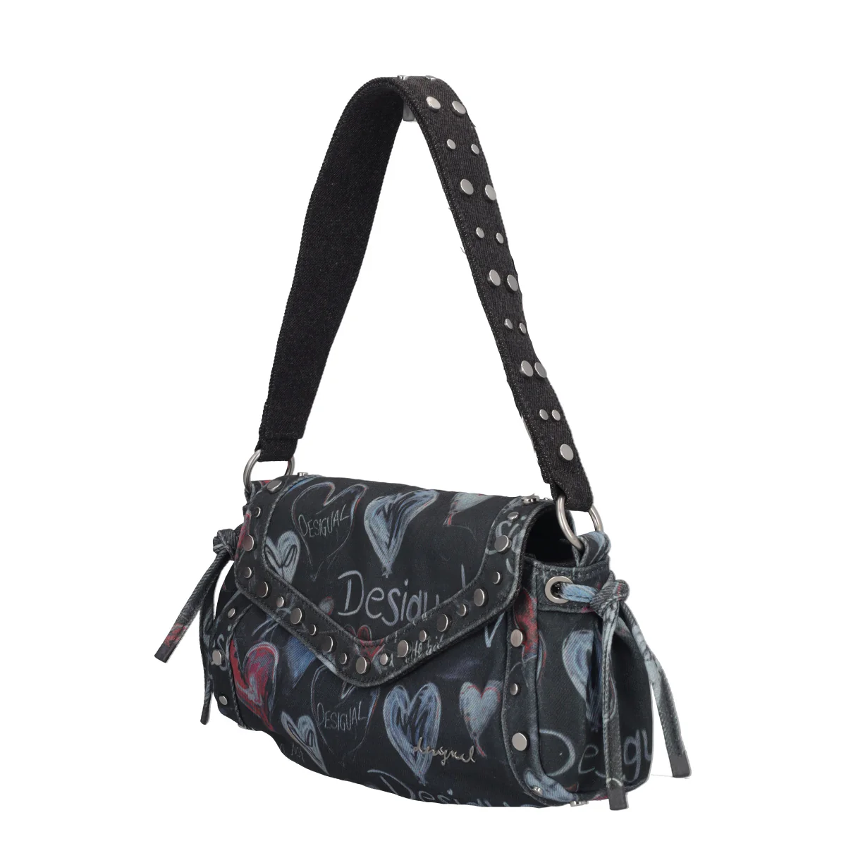 TORIO Borsa Donna Nera Denim - Image 2