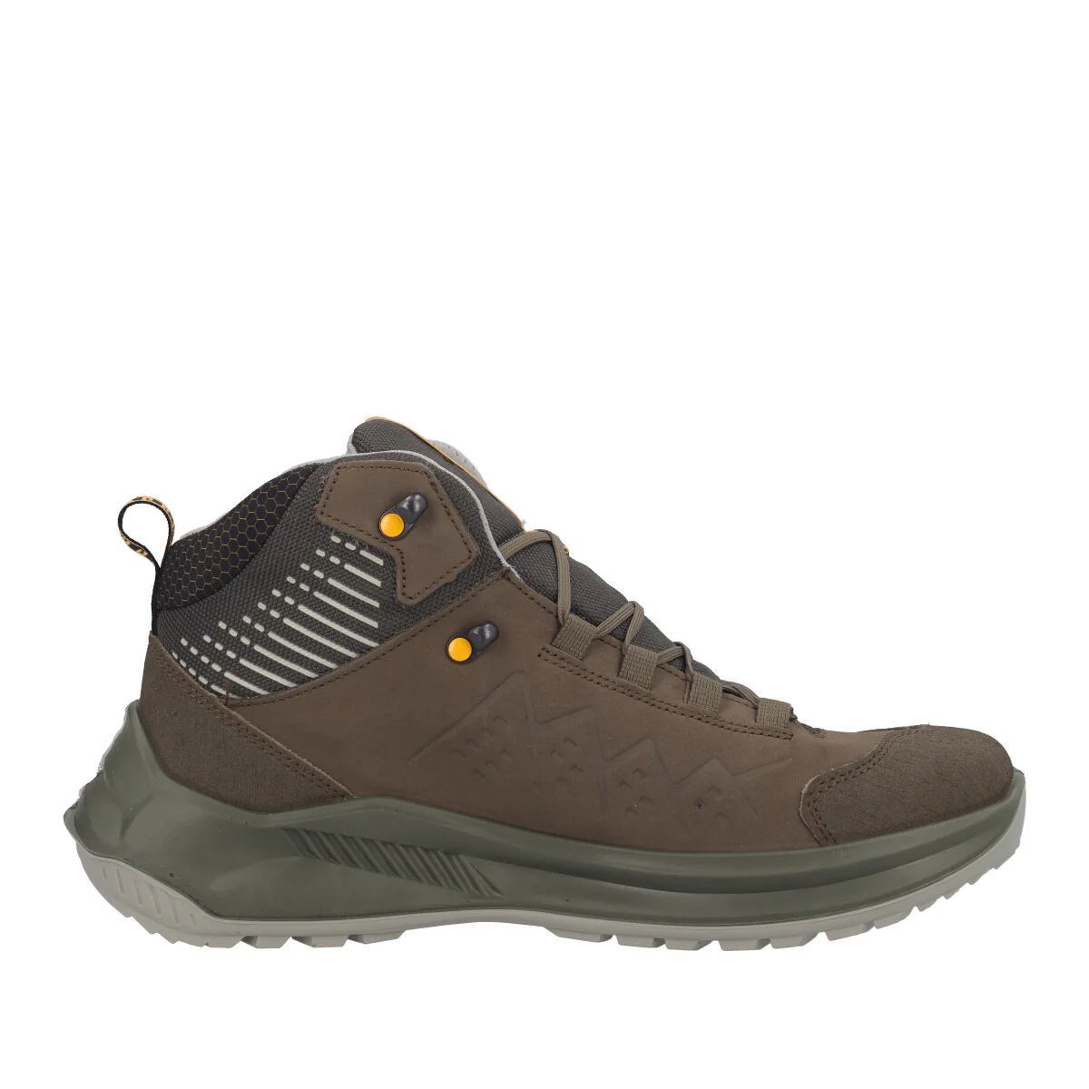 Trekking Uomo Marroni e Verdi in Pelle - Image 2
