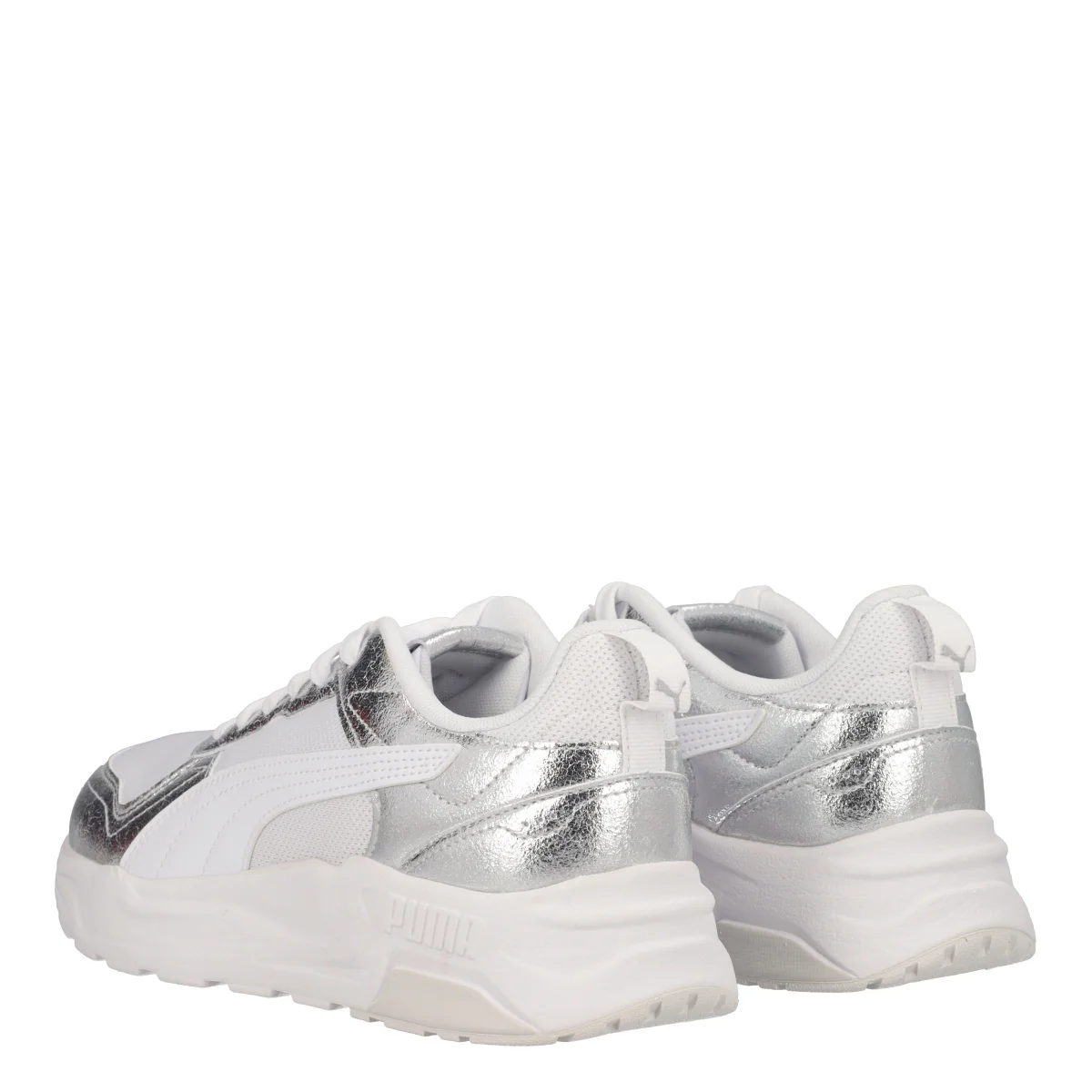 TRINITY 2 LT METALLIC Sneakers Donna Bianche e Argento - Image 4