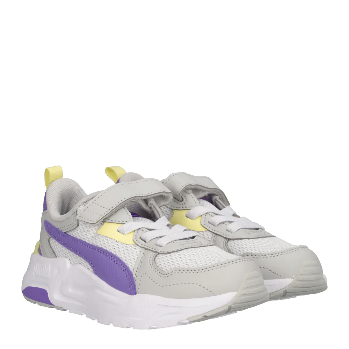 TRINITY LITE AC + PS Sneakers Bambina Grigie e Viola - Image 3