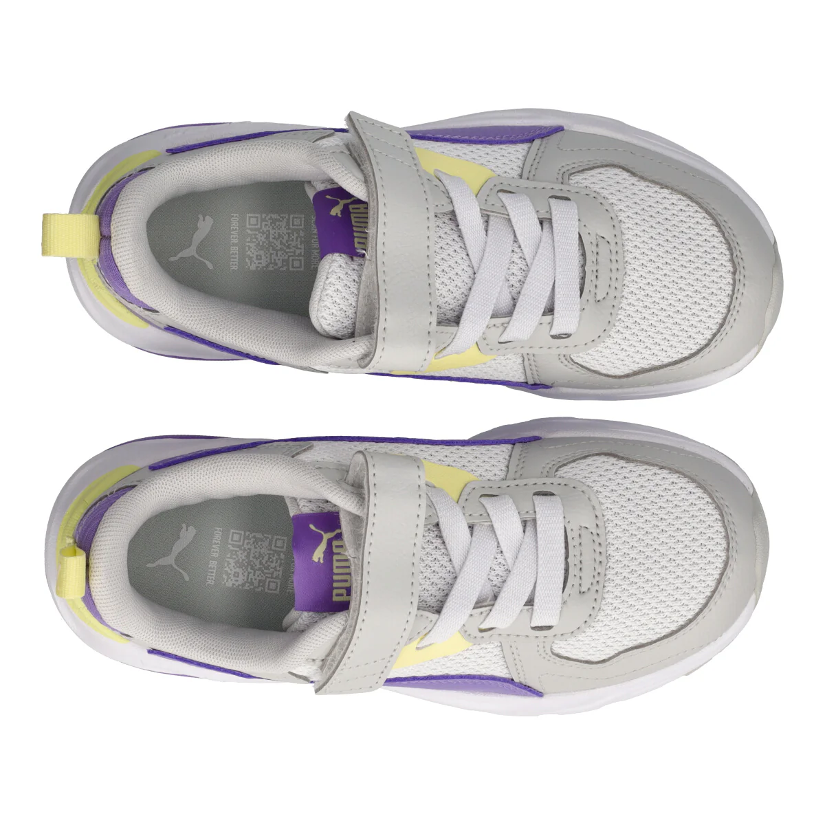TRINITY LITE AC + PS Sneakers Bambina Grigie e Viola - Image 5
