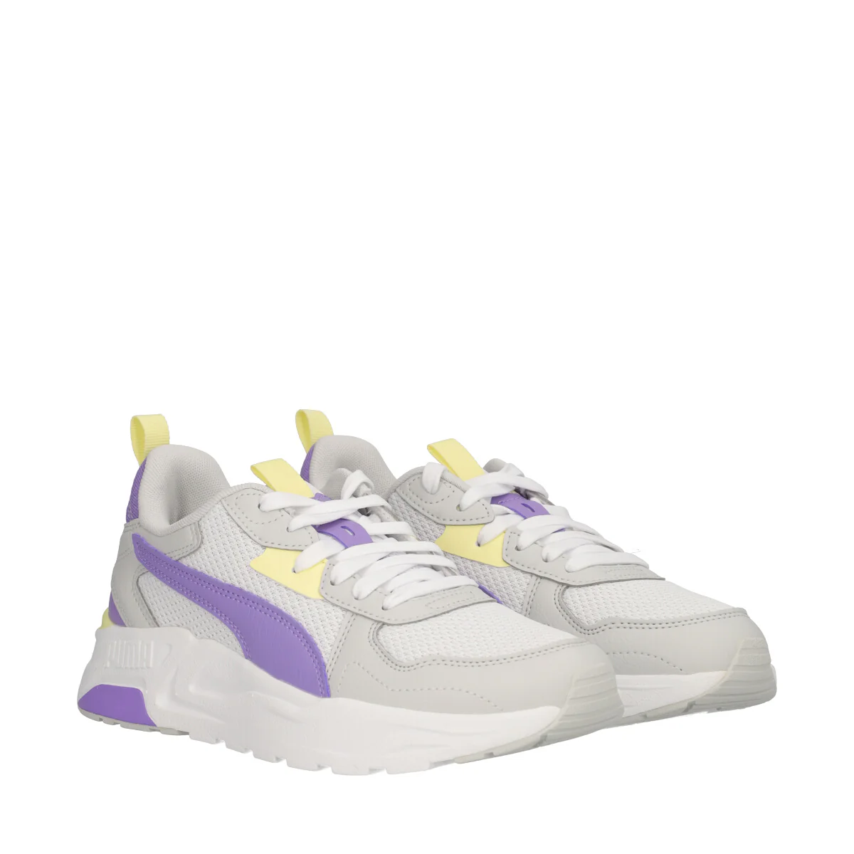 TRINITY LITE JR Sneakers Donna Grigie, Viola e Bianche - Image 3
