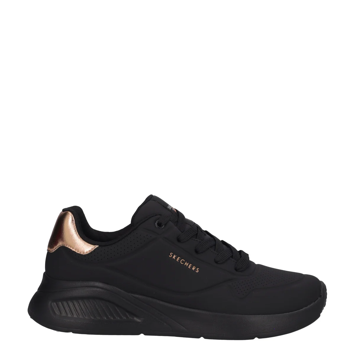 UNO LITE SHIMMER ALONG Sneakers Donna Nere e Bronzo