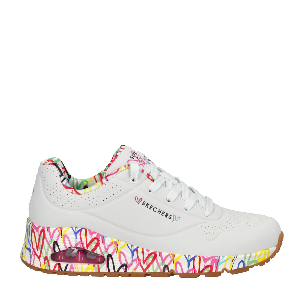 UNO LOVING LOVE Sneakers Donna Bianche