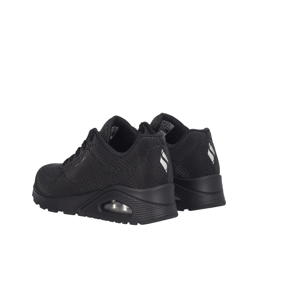 UNO SHINY SCALE Sneakers Donna Nere - Image 4