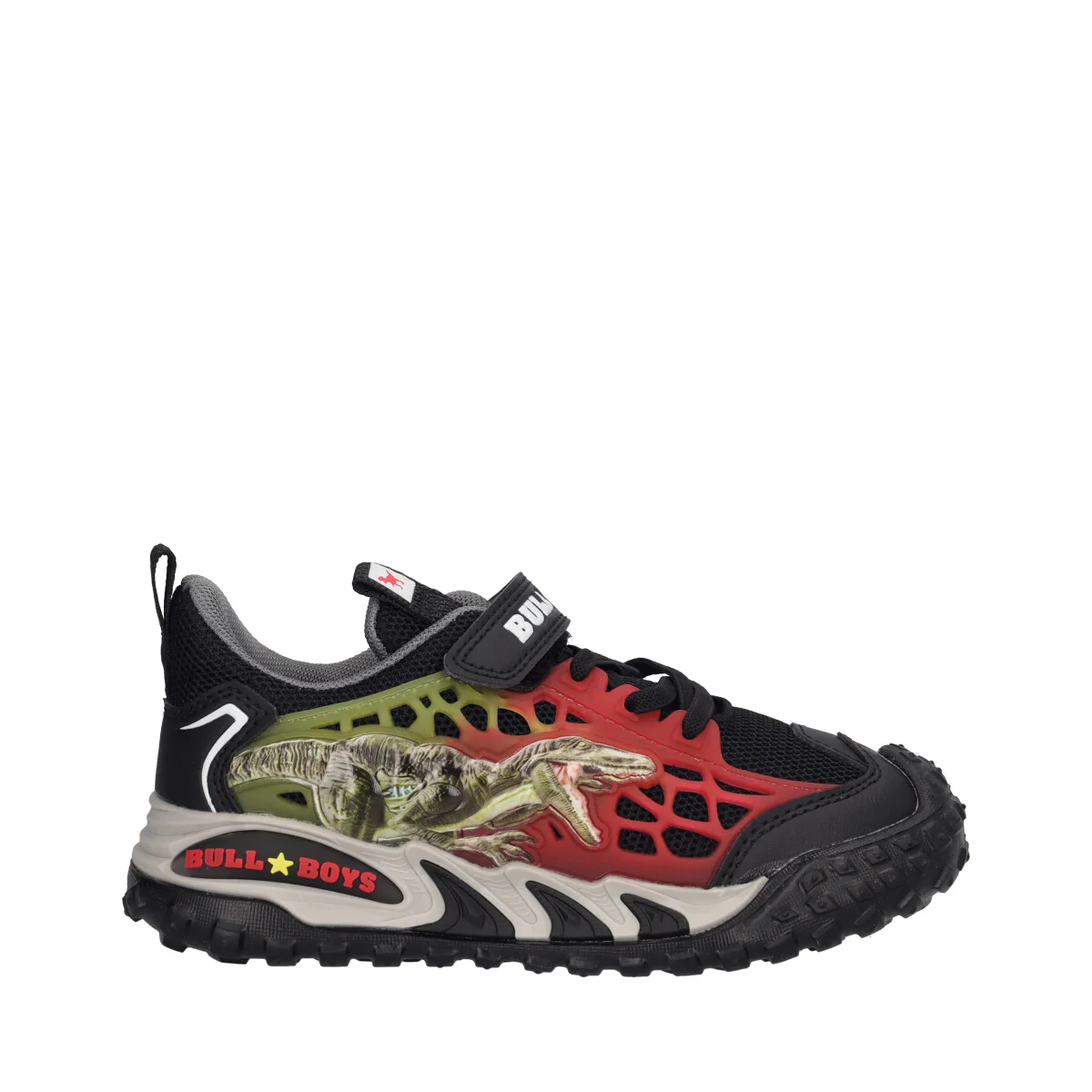 VELOCIRAPTOR Sneakers Bambino Nere con Luci