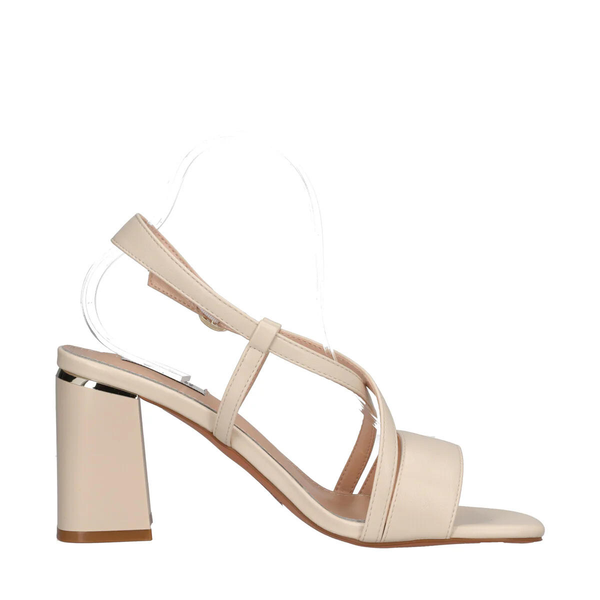 VIKY Slingback Donna Beige Alte 9 cm - Image 2
