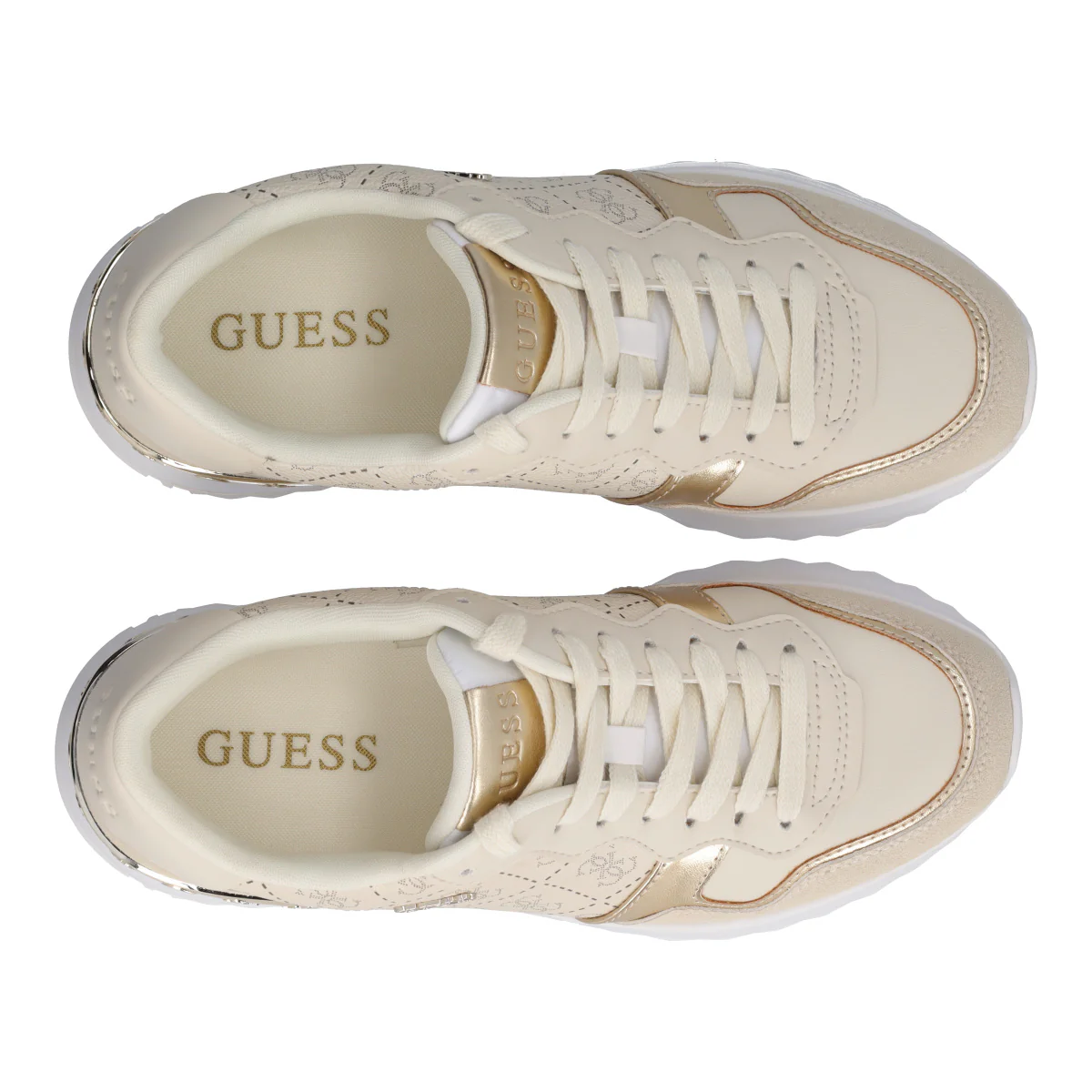 VINSA5 Sneakers Donna Beige - Image 5