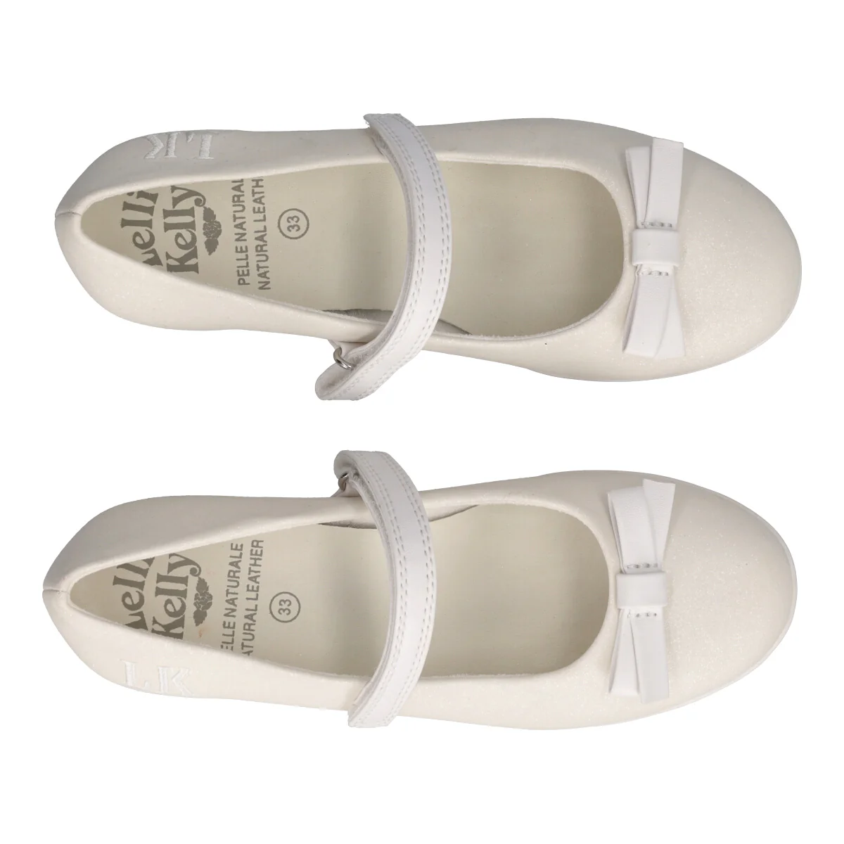 VIOLA Ballerine Bambina Bianche Glitter - Image 5