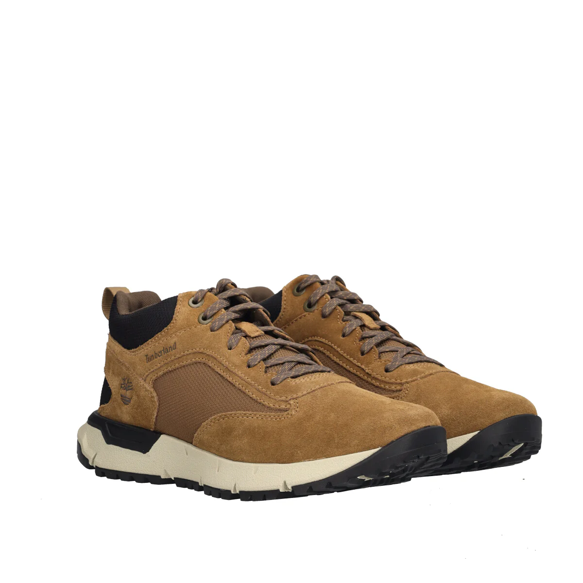 VOYAGER PARK MID LACE UP Sneakers Donna Beige - Image 3