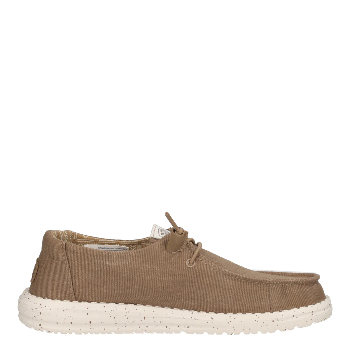 WENDY STRETCH CANVAS Mocassino Slip-on Taupe - Image 2