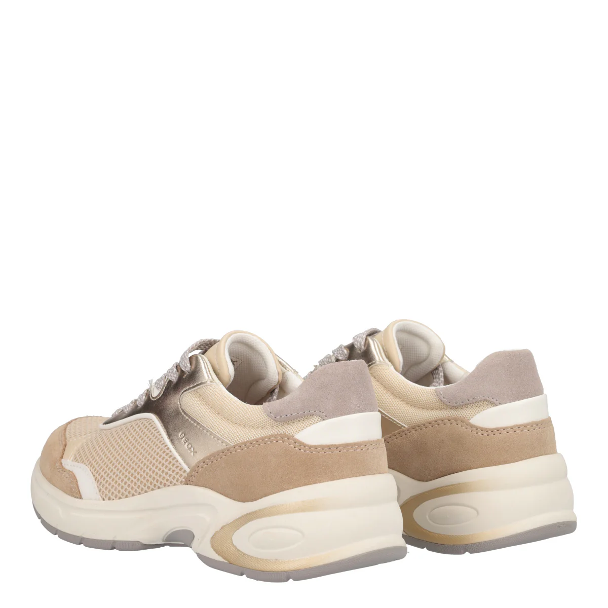 ZARVIA Sneakers Donna Oro e Beige - Image 4