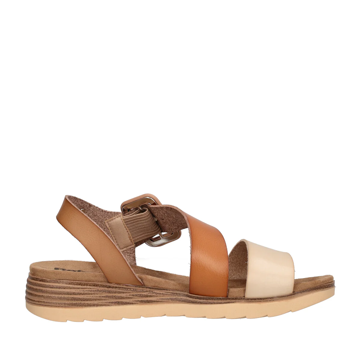 Zeppa Donna Taupe e Beige - Image 2