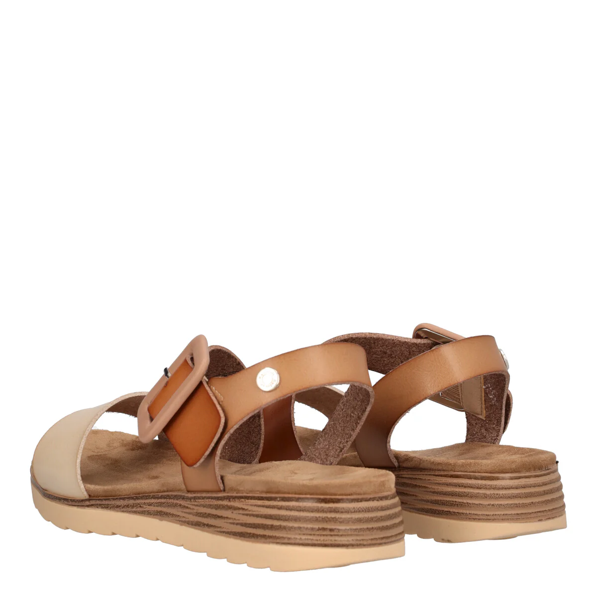 Zeppa Donna Taupe e Beige - Image 4