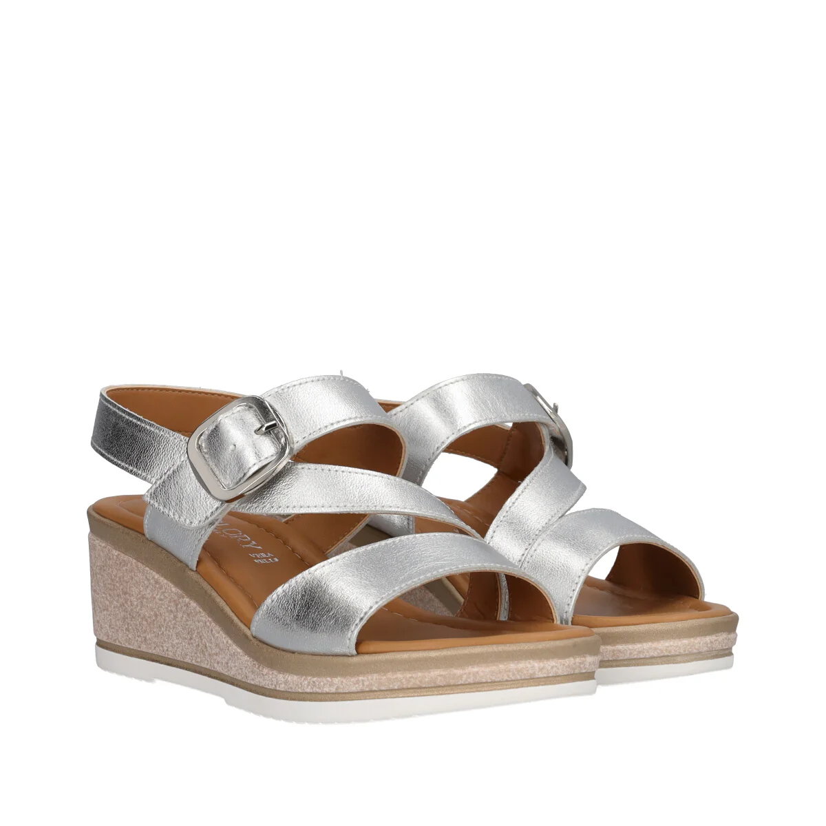 Zeppe Donna Argento Laminato - Image 3