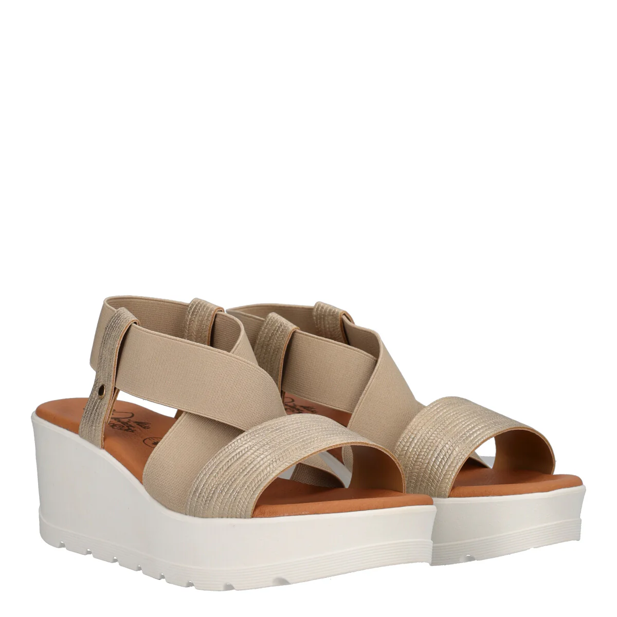 Zeppe Donna Beige-Platino - Image 2