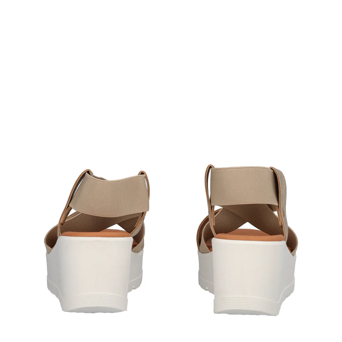 Zeppe Donna Beige-Platino - Image 4
